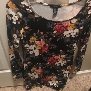 Floral long sleeve dress